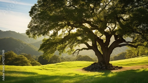 forest oak tree california