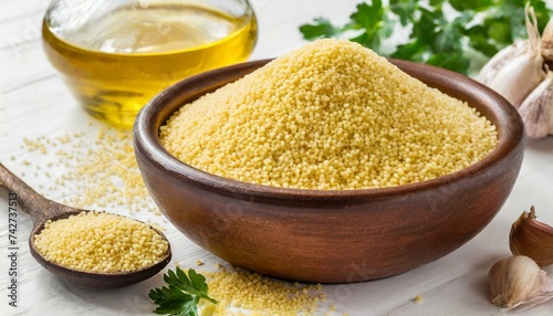  A plate of couscous traditional algerian dish