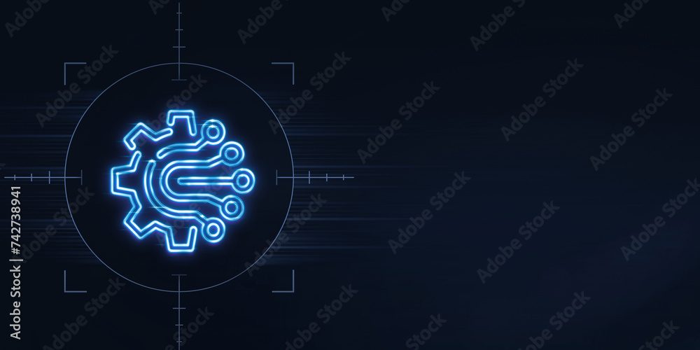 Naklejka premium Cloud automation refers to the use of software and technologies to automate the management, provisioning, and operation of cloud computing resources and services