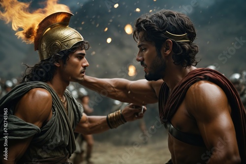 greek combat trojans