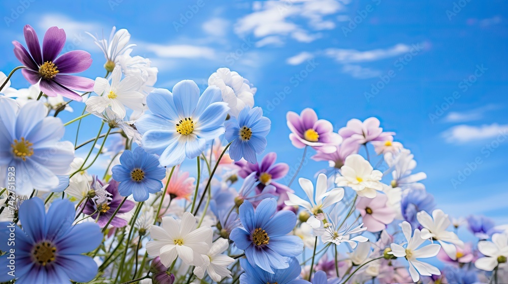 garden spring flowers blue garden spring flowers blue