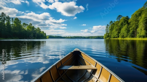 wves boating on a lake