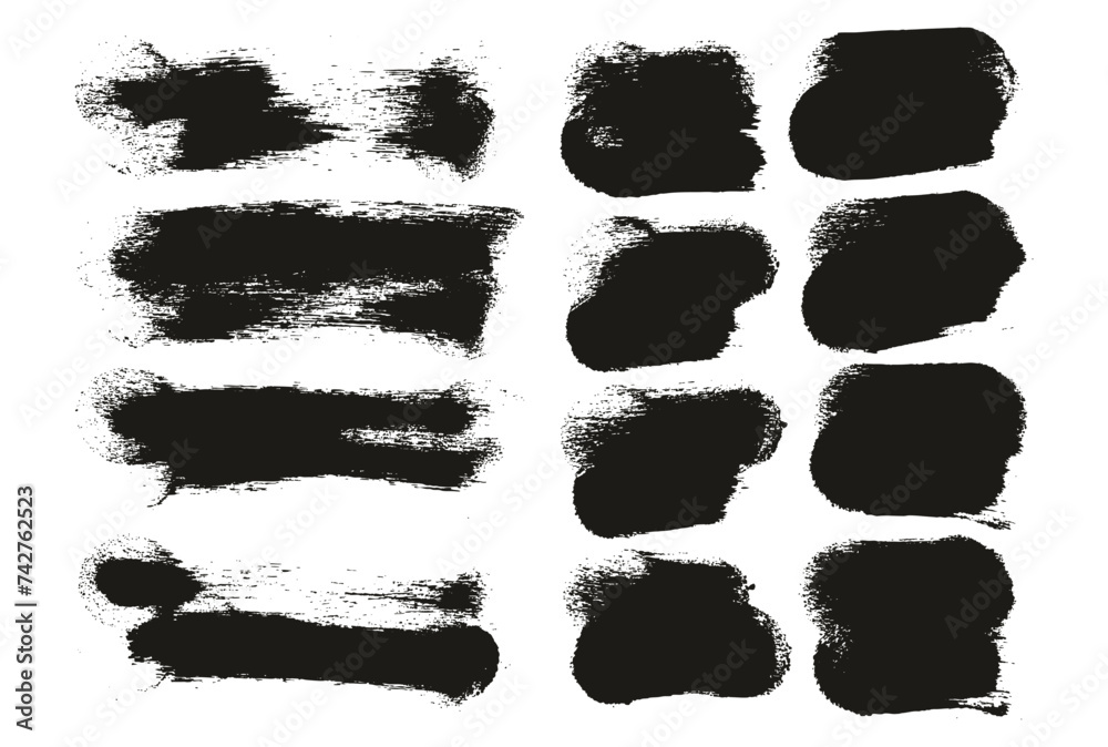 Hand Drawn Round Sponge Thick Artist Brush Long & Short Mix Background High Detail Abstract Vector Background Mix Set Hand Drawn Round Sponge Thick Artist Brush Long & Short Mix Background High Detail Abstract Vector Background Mix Set