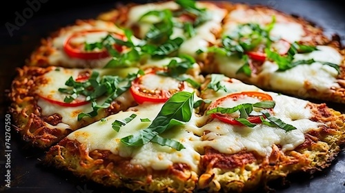 carb cauliflower crust pizza