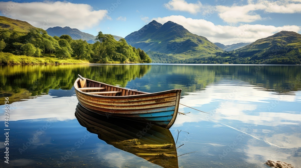 Obraz premium nature scotland lake