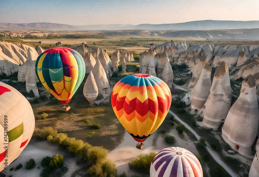 Fototapeta premium hot air balloon