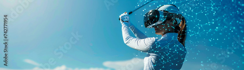 Golfing in Mesopotamia with augmented reality wizards for caddies edge computing protecting the ocean under a blue Andromeda sky photo