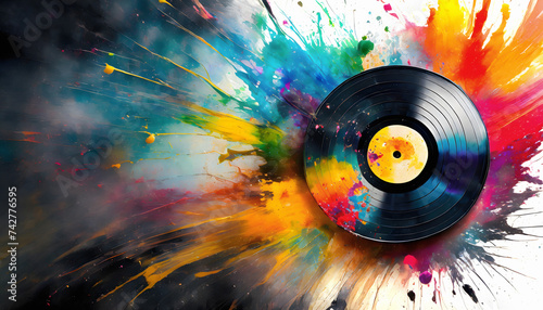 Lively vinyl record