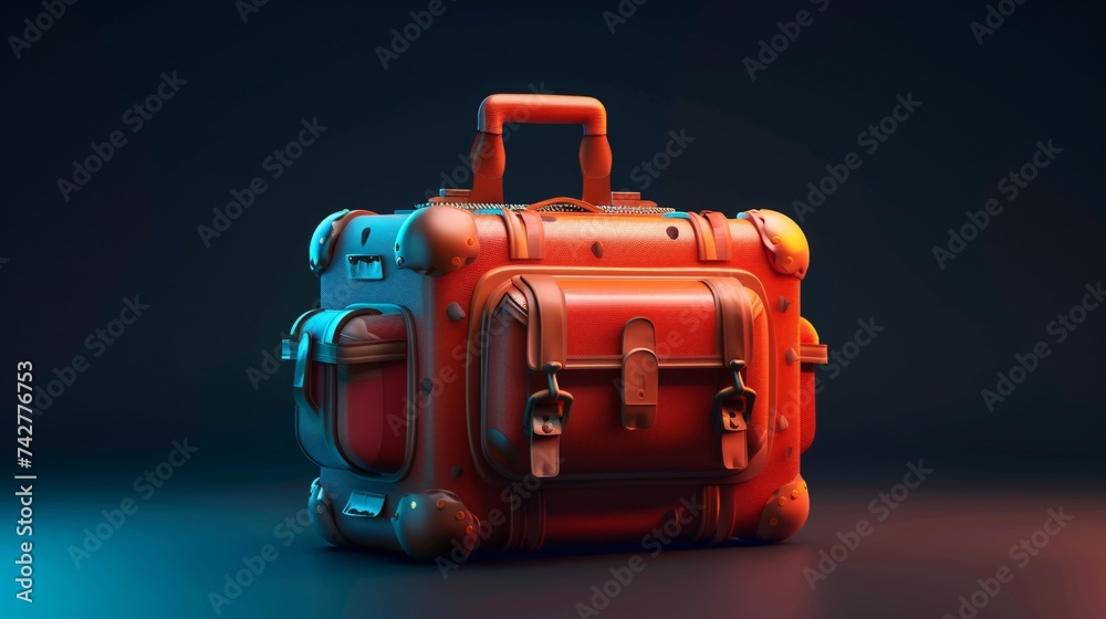 Icon representing luggage for traveling purposes.