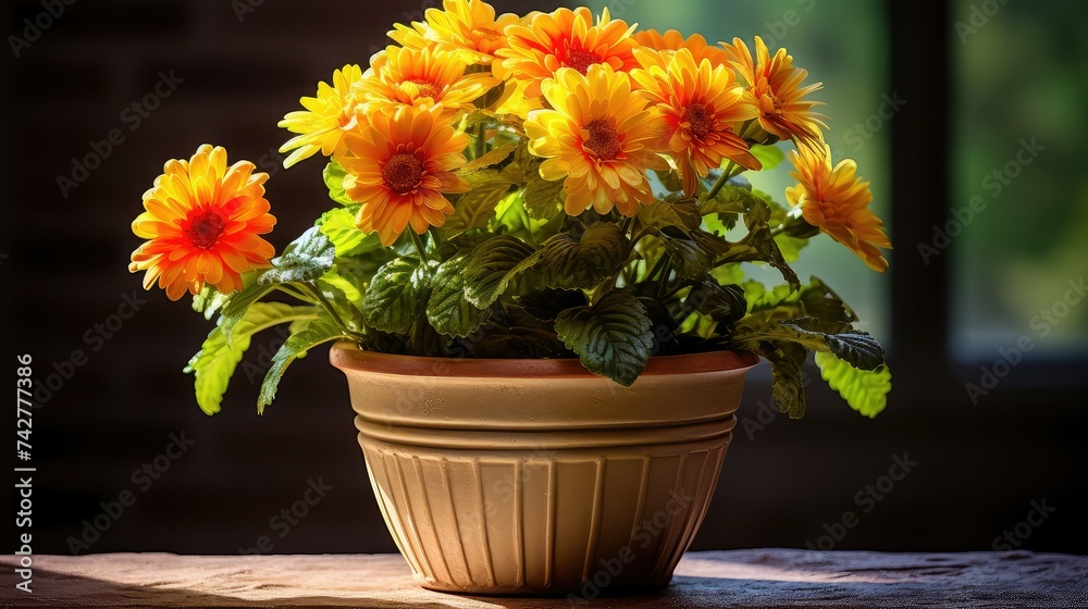 indoor potted flower indoor potted flower