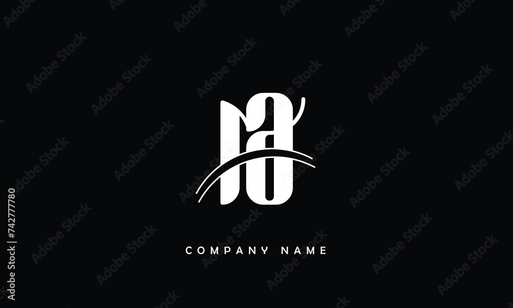 NA, AN, N, A Abstract Letters Logo Monogram