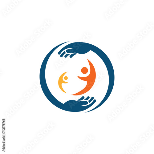 People Care Logo Template