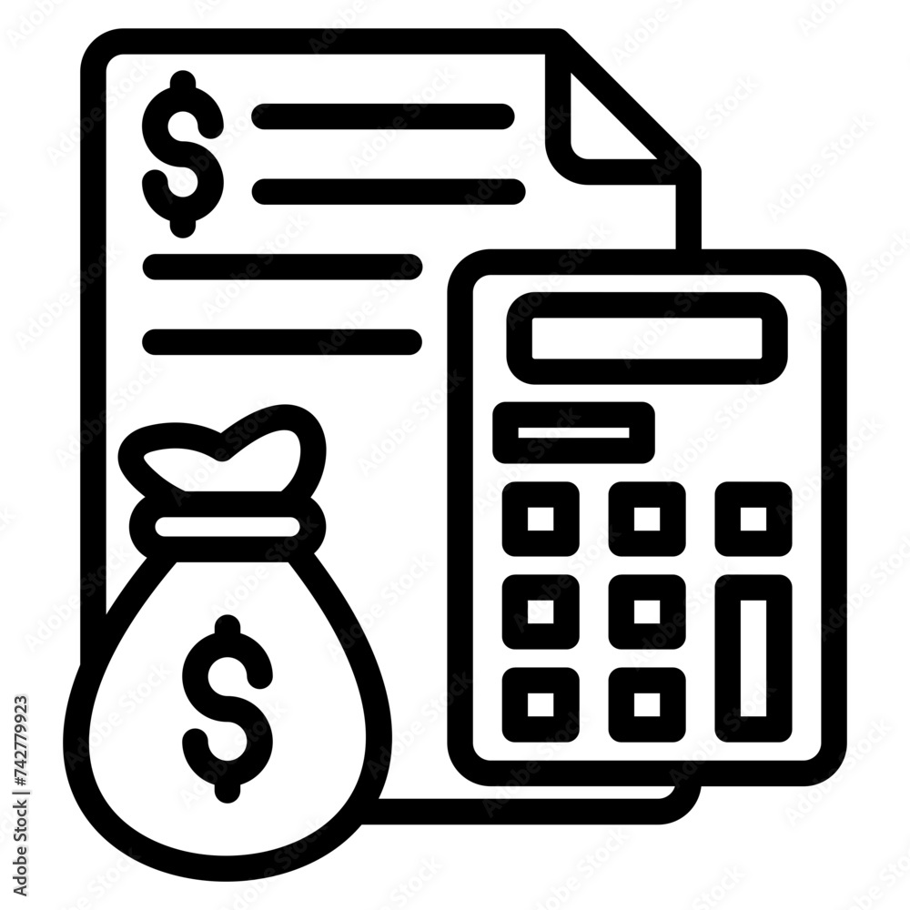 Financial Analysis Icon Element For Design Financial Analysis Icon Element For Design