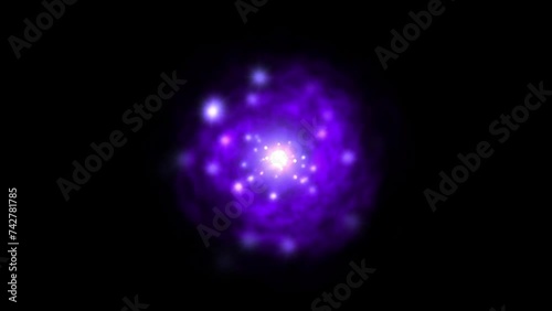 glowing Flickering neon light, loopable animation
