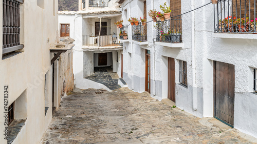 Capileira, beautiful Alpujarra village in Granada, Andalucia, Spain photo