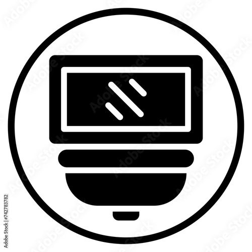 washbasin glyph icon