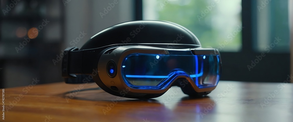 Smart Augmented Reality wearable glass photorealistic