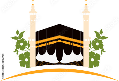 Kabah logo with flower