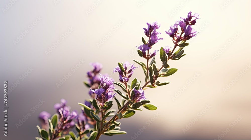 Obraz premium aromatic thyme flower