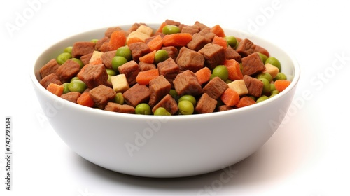 nutrition dog food isolated