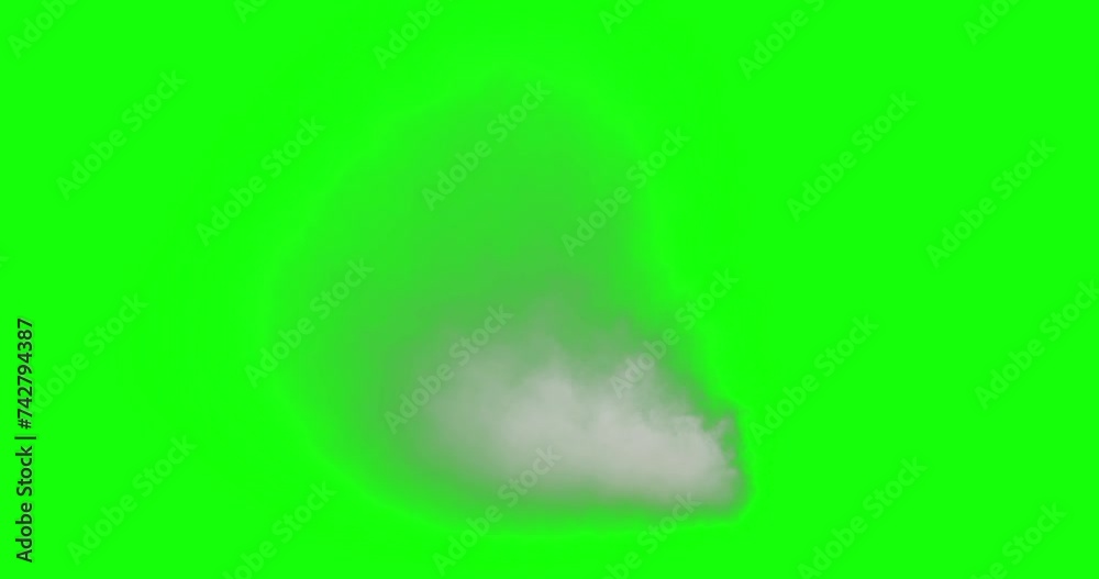 Looping thick smoke rising up. 3D generated animation fx. Has a green screen for easy compositing Looping thick smoke rising up. 3D generated animation fx. Has a green screen for easy compositing