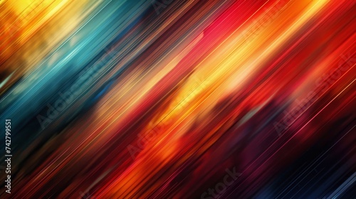 background with warm and cold tones, vibrant colors generative ai