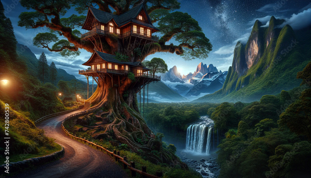 Fototapeta premium tree house