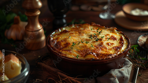 Golden Delight: Capturing the Crispiness of French Gratin