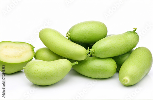 Wallpaper Mural Bottle gourds isolated on white background Torontodigital.ca