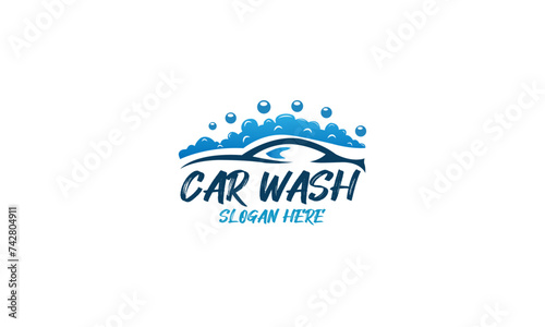 Creative Abstract Car Wash Logo Design