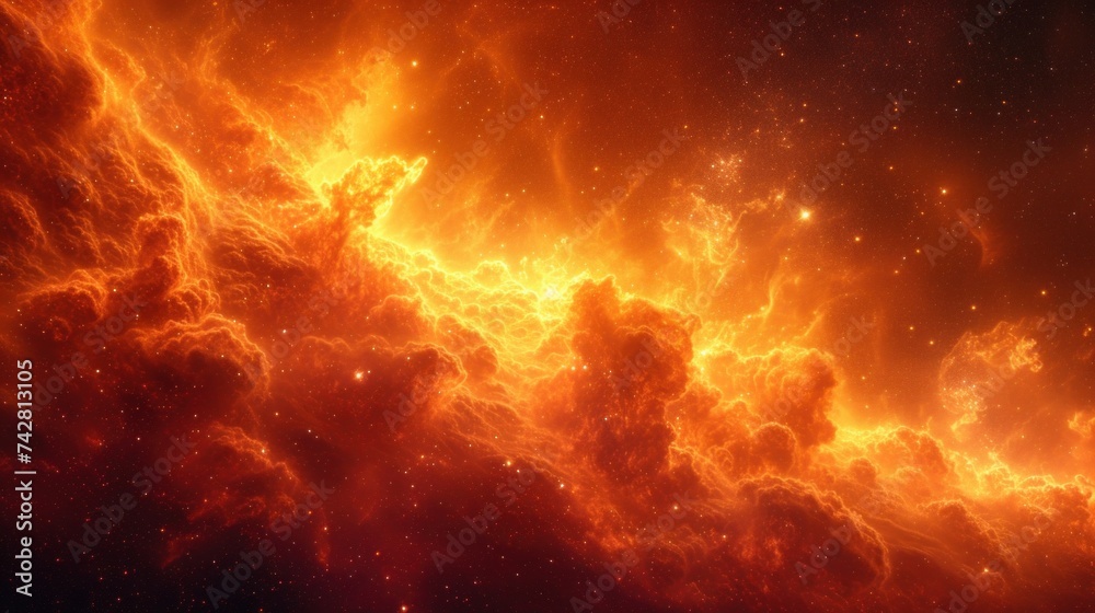 Intense Flames and Swirling Smoke Against a Dark Background Captured in High Definition Intense Flames and Swirling Smoke Against a Dark Background Captured in High Definition