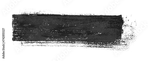 Grunge Streifen in schwarz als Banner mit Textfreiraum photo