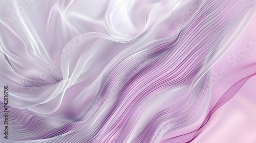 An abstract purple background with a pink gradient depicting waves, smoke and chaos.