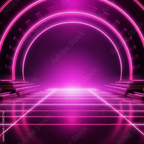  pink and purple fluro background for a powerpoint presentation. The theme should be futuristic and about extra curricular activites, it should be subtle enough that it should allow for text to be inf photo