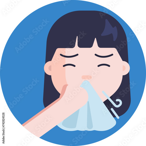 Cough Symbol in Vector: Perfect for health-related presentations, brochures, and digital media. Enhance your visuals and convey the message effectively.
