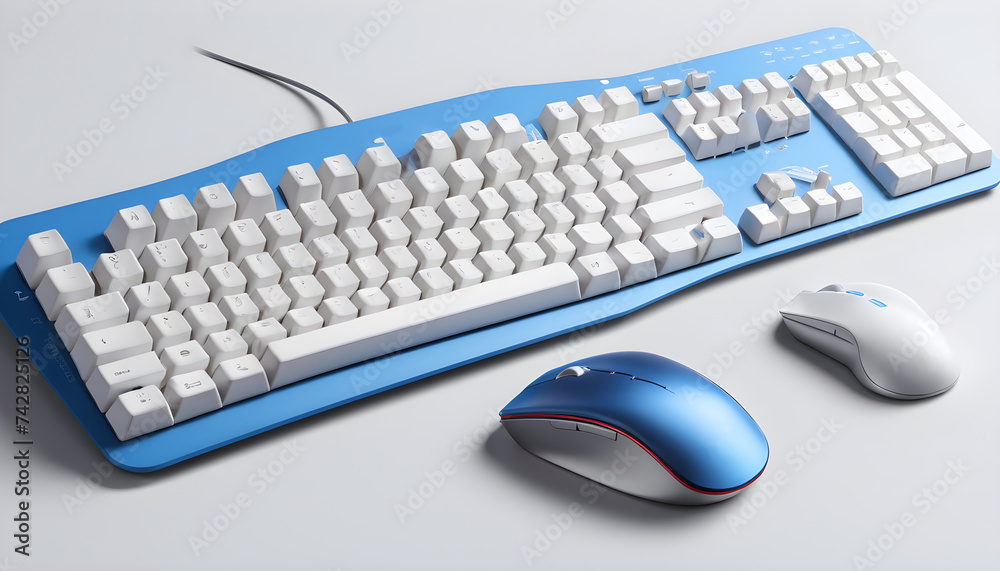 Computer Keyboard with Neon Light Computer Keyboard with Neon Light