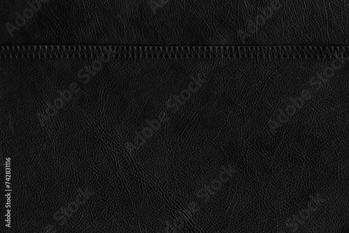 Tela Black calf leather texture