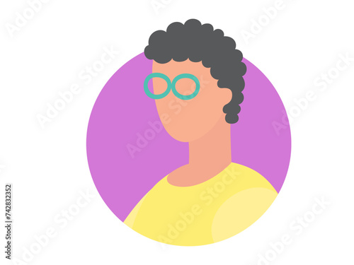 Person icon vector illustration. Everyone has their own personal journey, making them special and distinct The concept person icon metaphorically represents essence and qualities individual Social