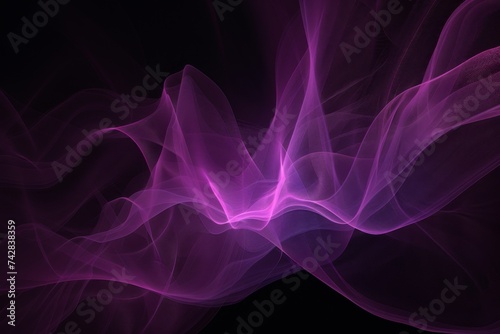 Minimalist dark purple and black abstract background