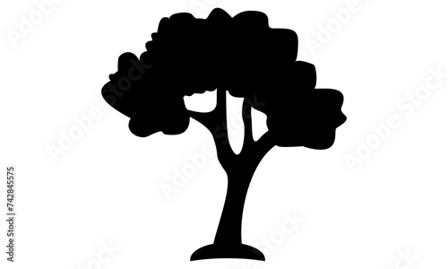 tree silhouette vector