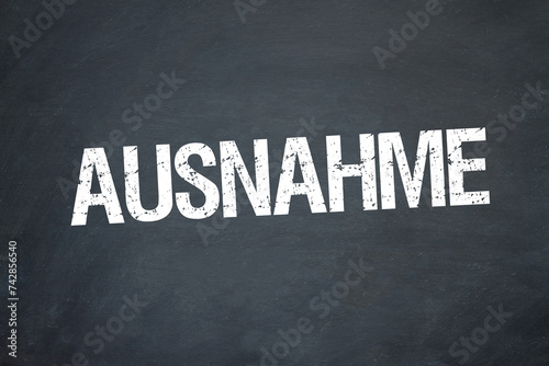 Ausnahme	 photo