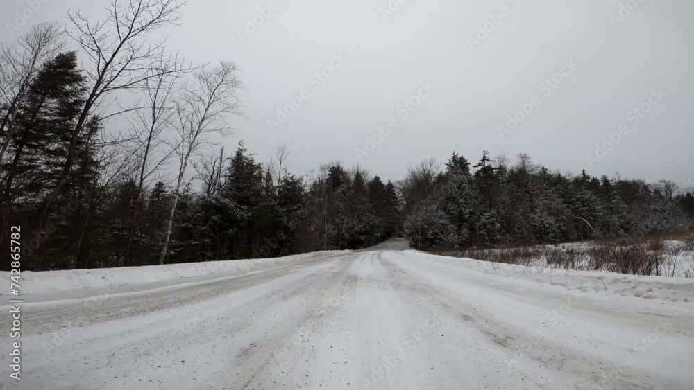Winter Driving 0051 Snow Miller Rd Cherry Plain Winter Driving 0051 Snow Miller Rd Cherry Plain
