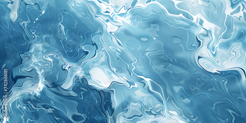 the pool water looks cool and smooth in the style of 