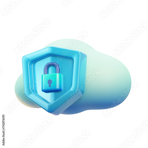 3d security icon