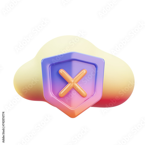 3d security icon