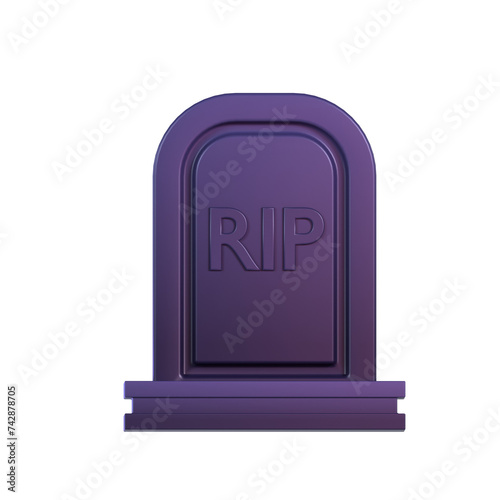 3d tombstone icon