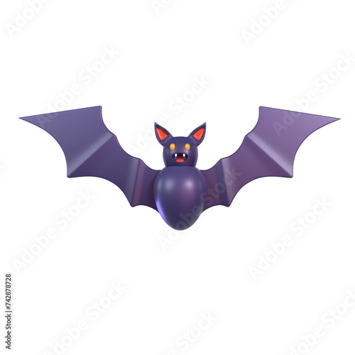 3d bat icon