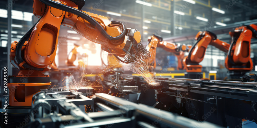 Automated Metalwork: Precision Production in a Futuristic Factory