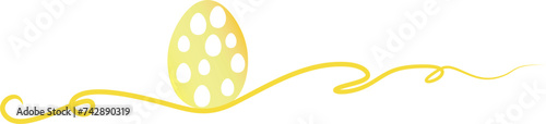 abstract wave vector egg, paska day