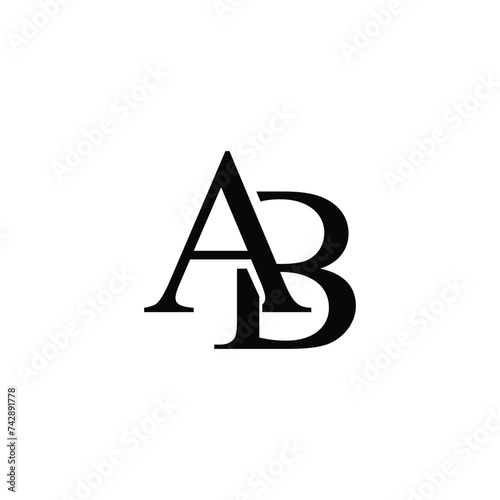 illustration of an background, text logo, symbol, company logo design, ab icon, ab business logo, ab logo, icon, ab letter logo